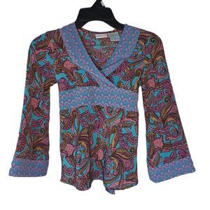 Mary-Kate And Ashley Boho Style Top Size Medium